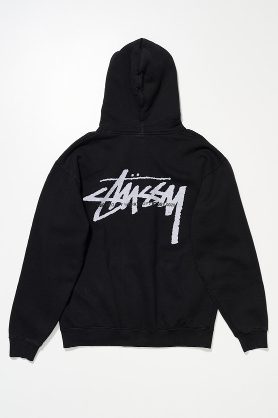 Our Legacy - OL Yin Yang Pig. Dyed Hood Overdyed Black