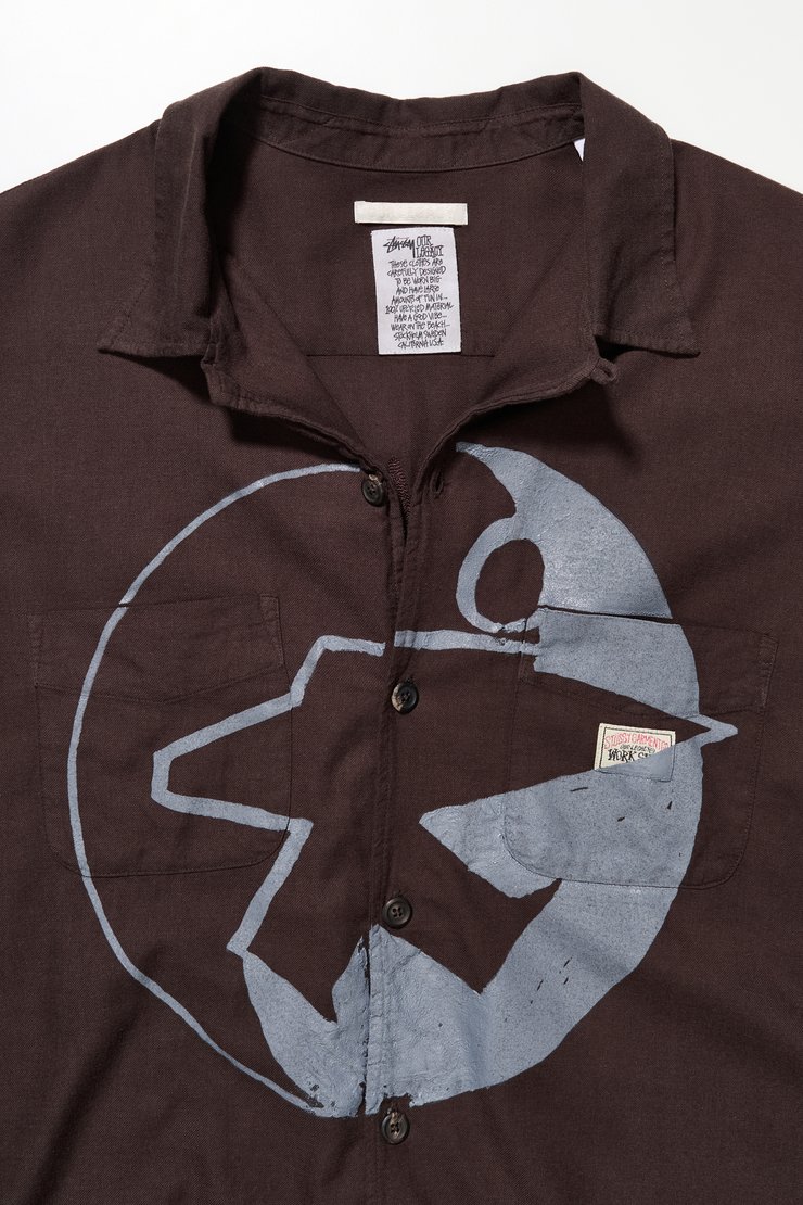 Our Legacy - OL Badge Pig. Dyed Tee Overdyed Black