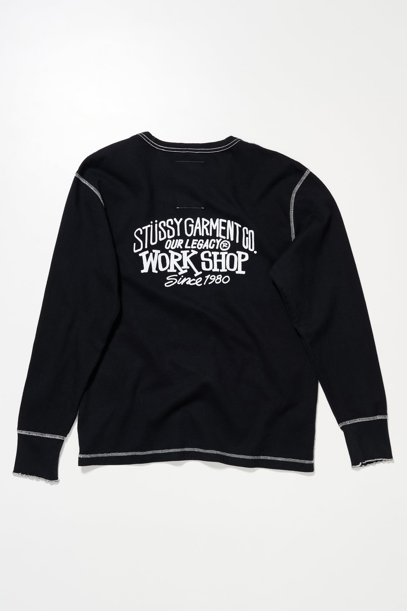 stussy ロンT Odyed Thermal Our Legacy - Work Shop x Stüssy Thermal Longsleeve Cream OD Black