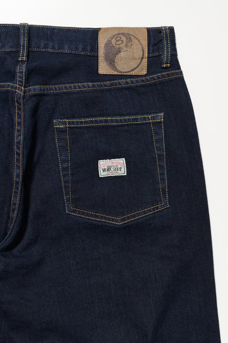 Our Legacy - Work Shop x Stüssy Boxer Short Blue Stripe OD Black