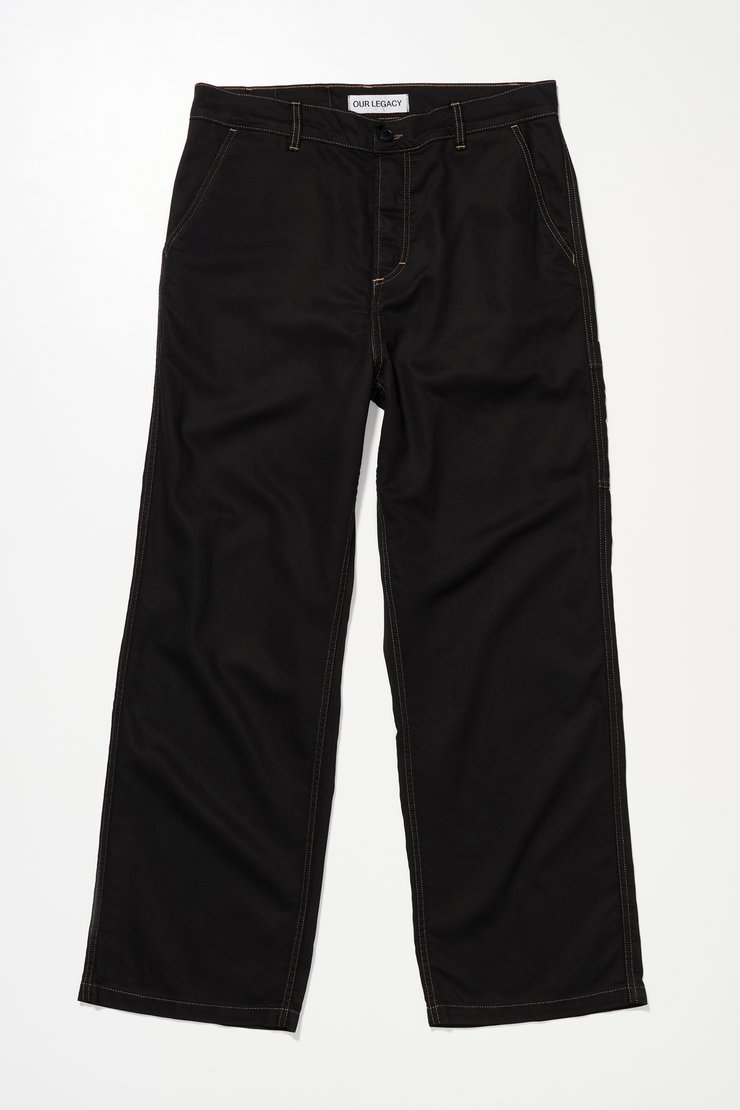Our Legacy - Work Trouser Olive Twill OD Black