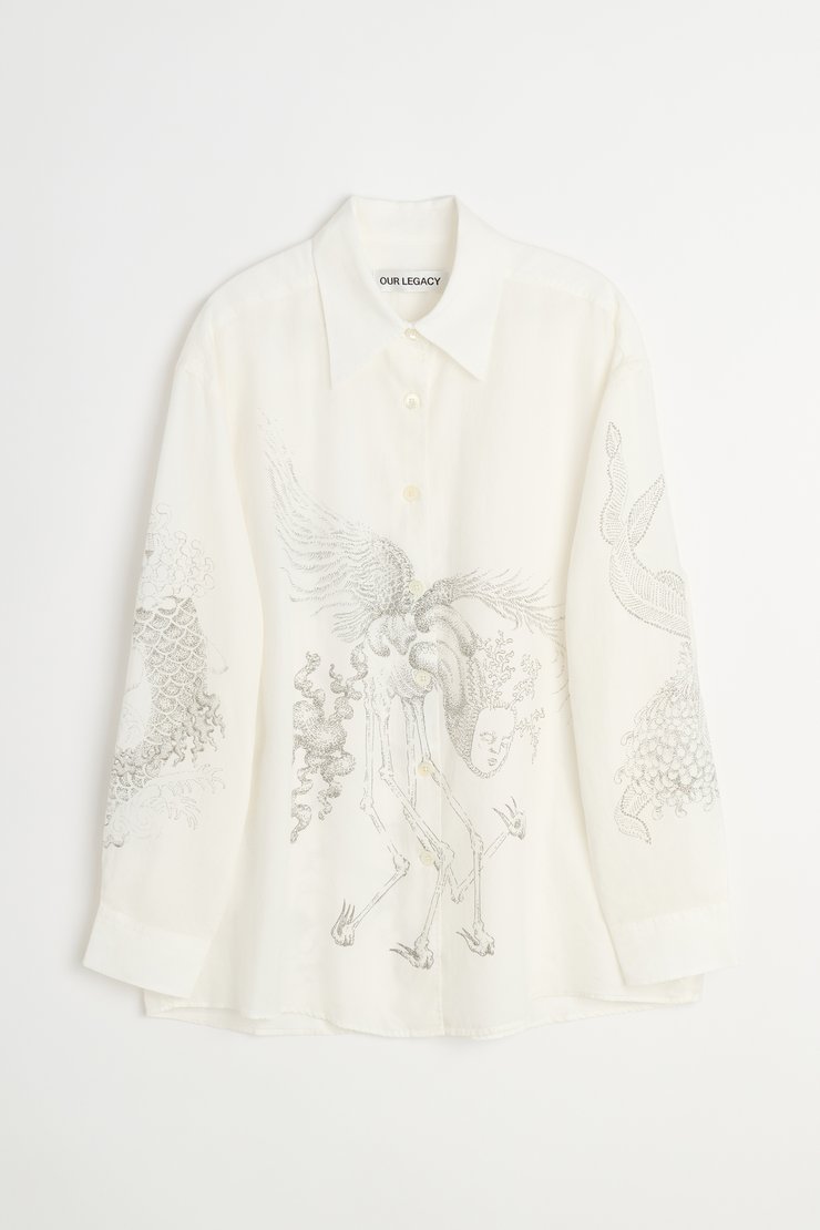 Favourite Shirt Pointillism Allegory Print