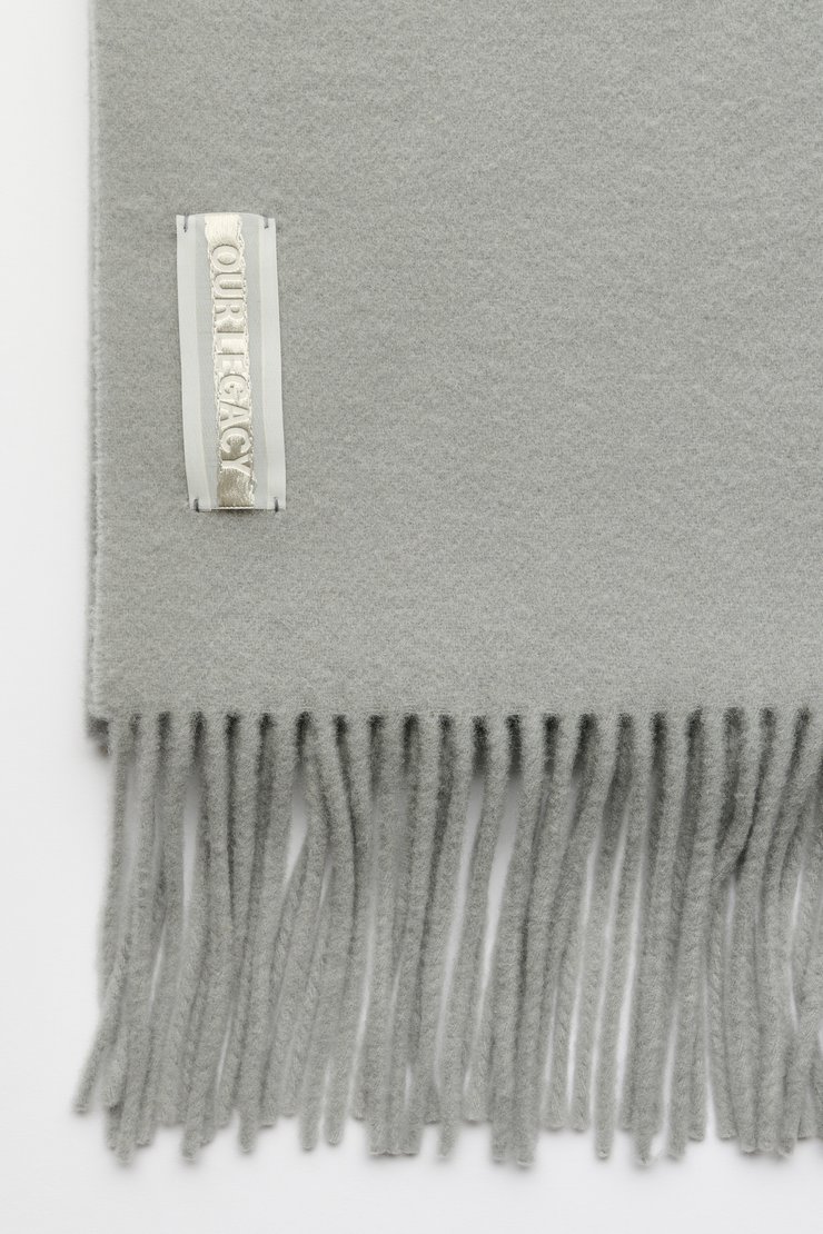 Our Legacy - Estate Scarf Blue Sky Double Wool