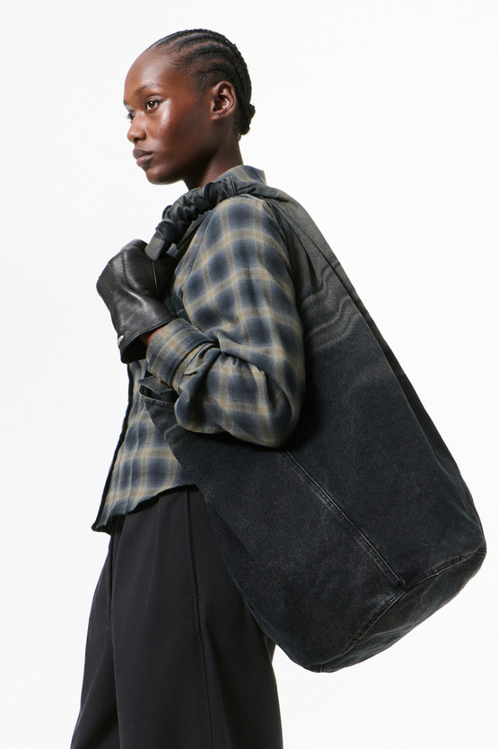 Our Legacy - Drip Bag Deep Blue Indigo Canvas