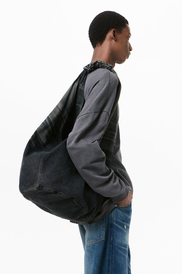 Our Legacy - Drip Bag Deep Blue Indigo Canvas