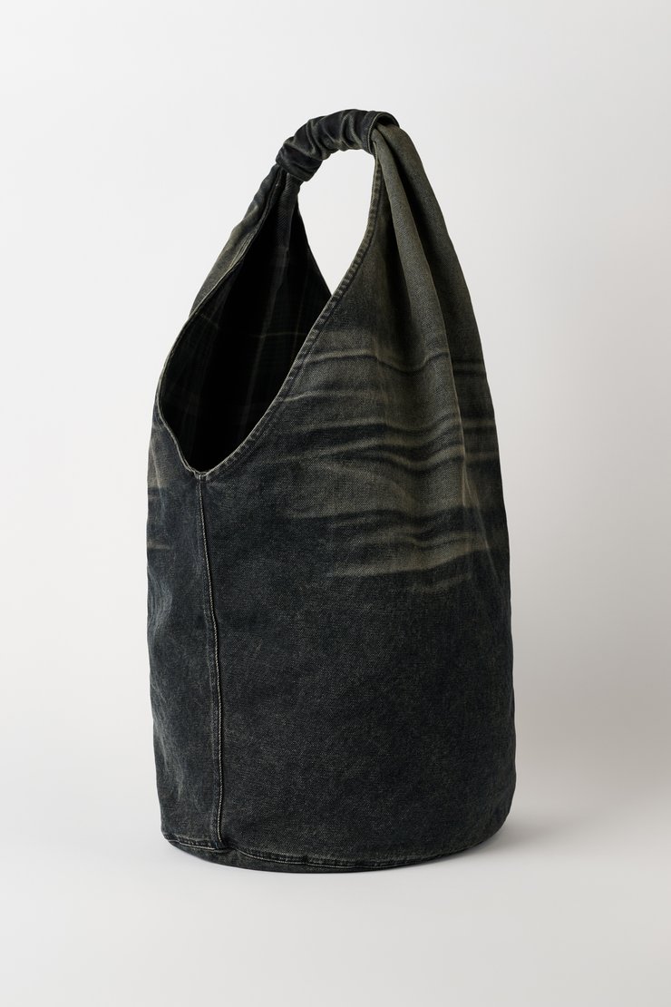 Drip Bag Deep Blue Indigo Canvas