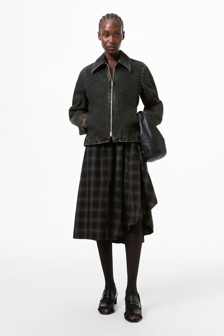 Cinched Jacket Deep Blue Indigo Canvas