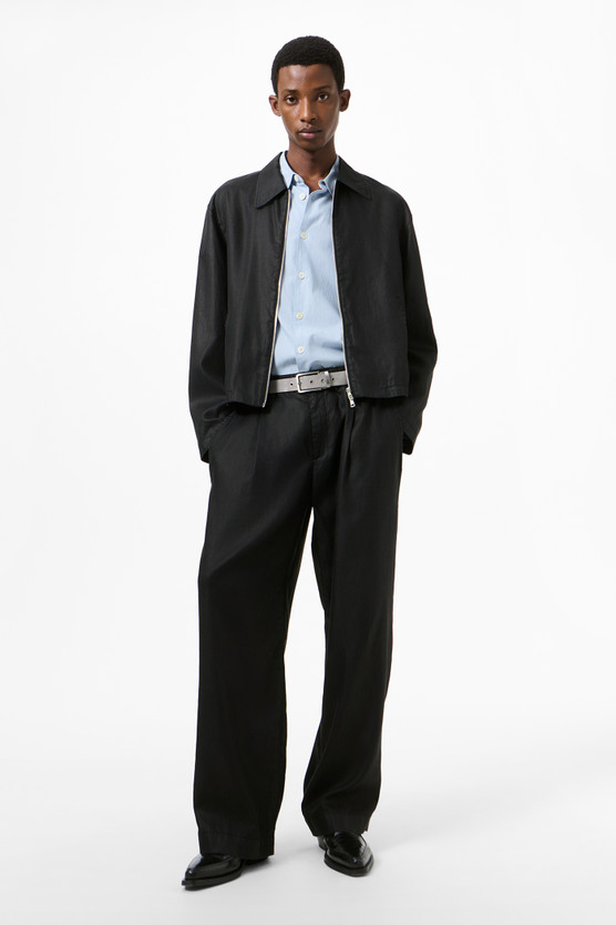 Our Legacy - Mini Jacket Worker Lacquer Black Mirror Tencel