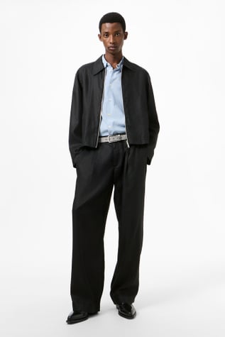 Our Legacy - Mini Jacket Worker Lacquer Black Mirror Tencel