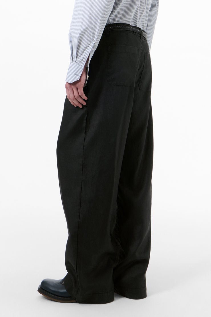 Our Legacy - Still Chino Lacquer Black Mirror Tencel