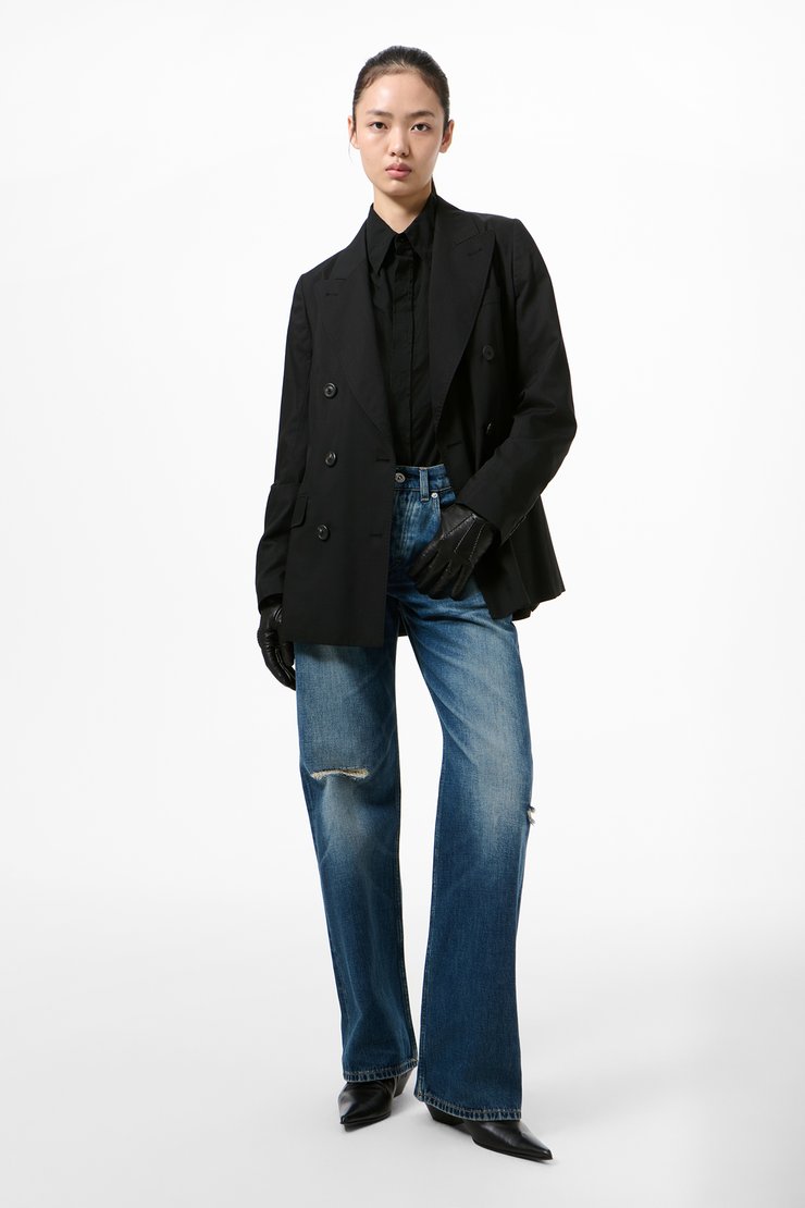 Chemise Blazer Void Black Veil Wool