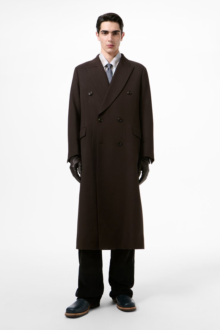 Our Legacy - Extended Whale Coat Ledger Wool Broken Herringbone