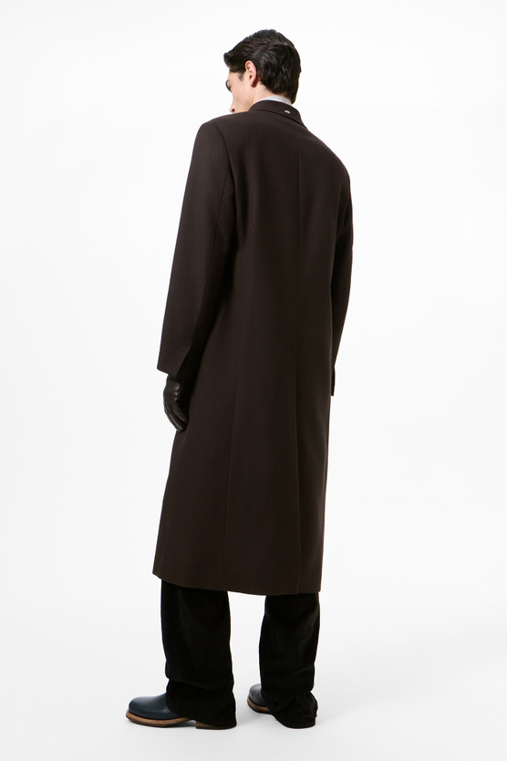 Our Legacy - Extended Whale Coat Deep Pangoa Issue Wool