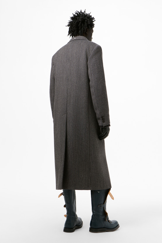 ジャケット・アウター OUR LEGACY EXTENDED WHALE COAT 44 Our Legacy - Extended Whale Coat Ledger Wool Broken Herringbone