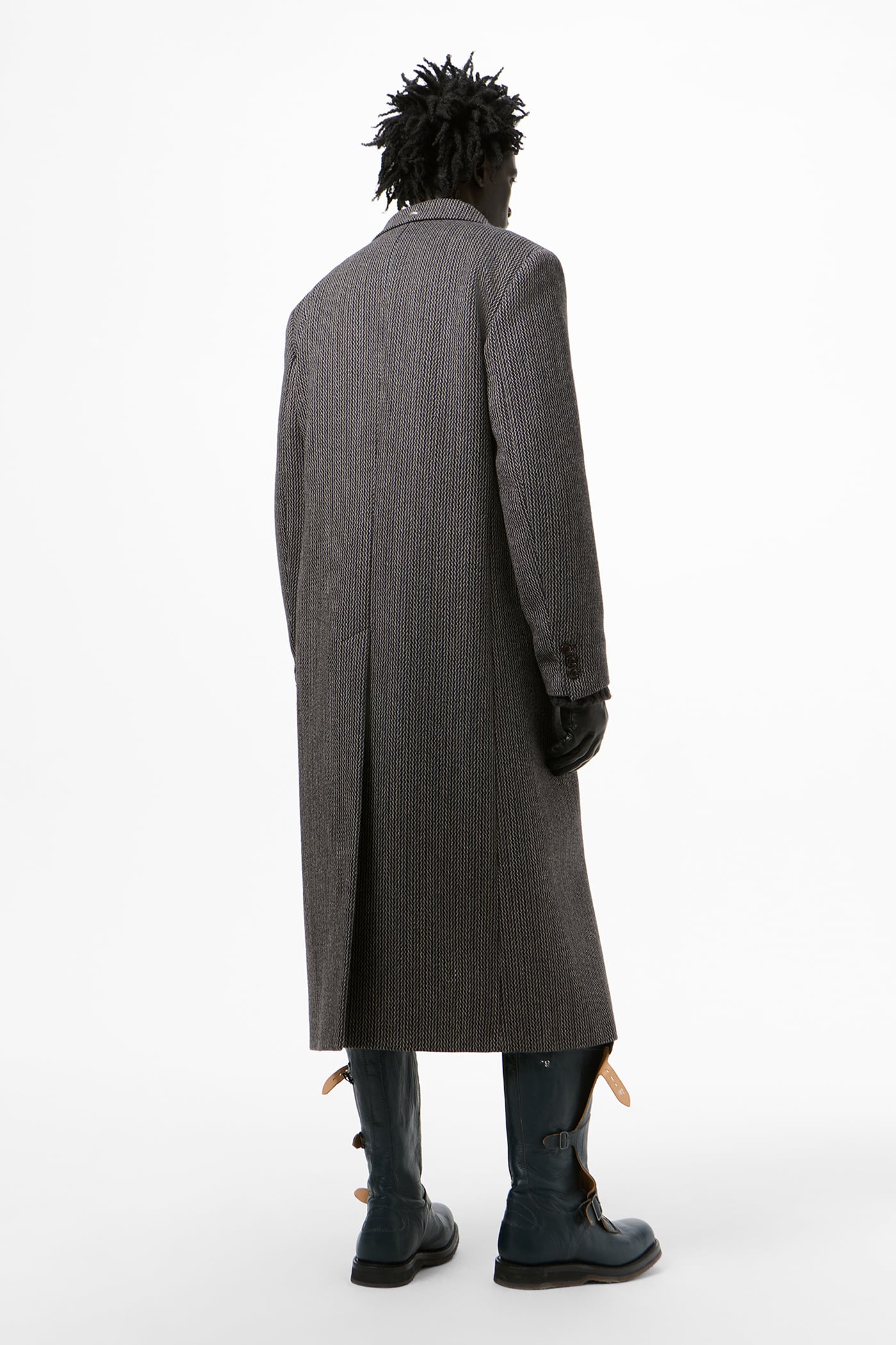 Our Legacy - Extended Whale Coat Ledger Wool Broken Herringbone