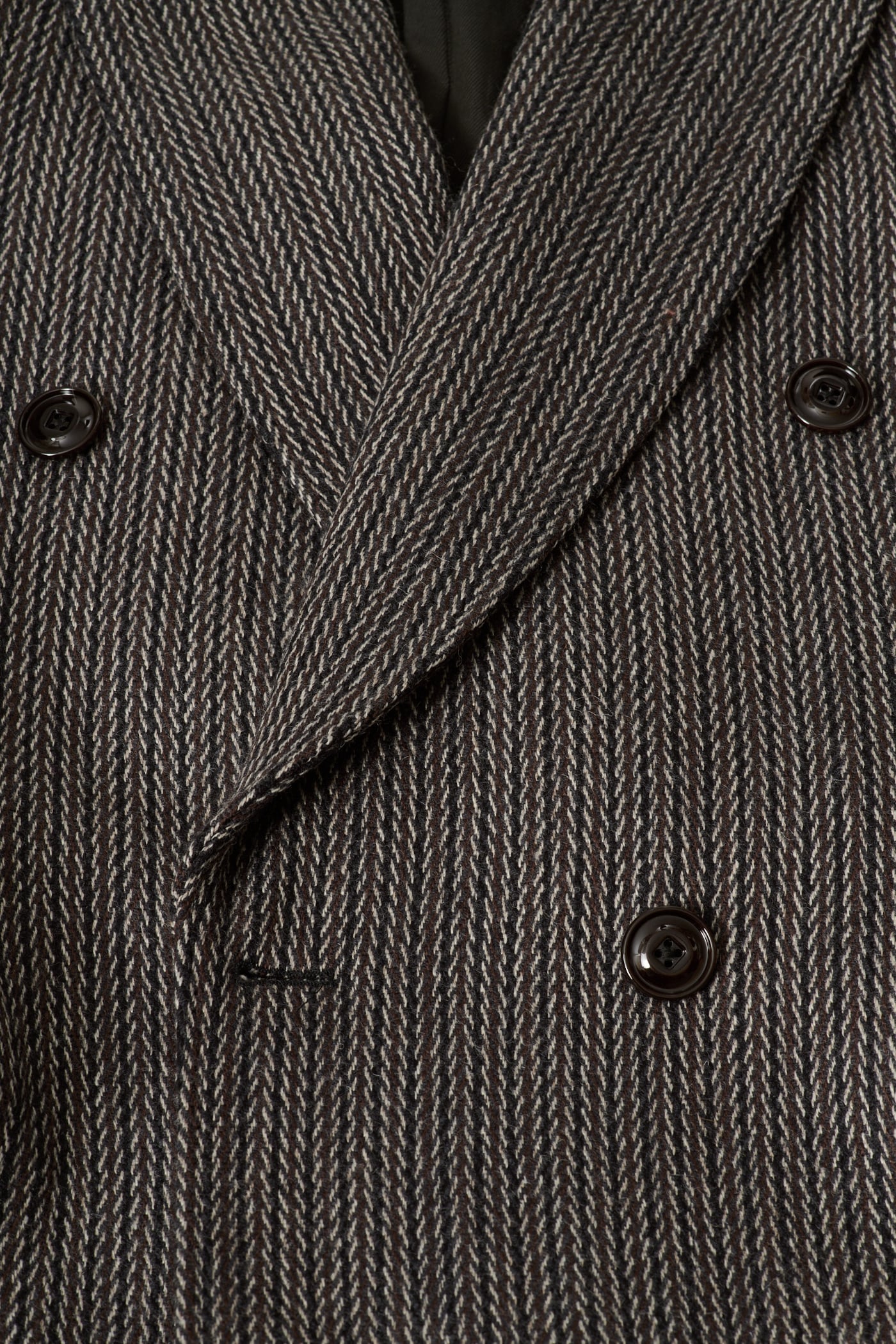 Our Legacy - Extended Whale Coat Ledger Wool Broken Herringbone