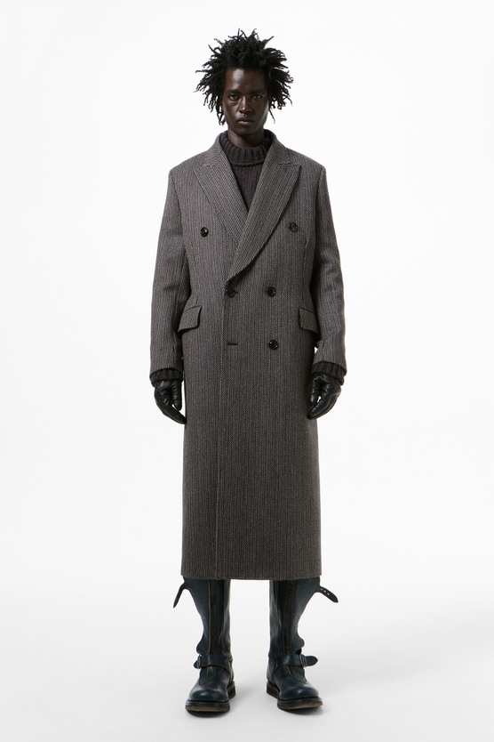 Our Legacy - Extended Whale Coat Ledger Wool Broken Herringbone