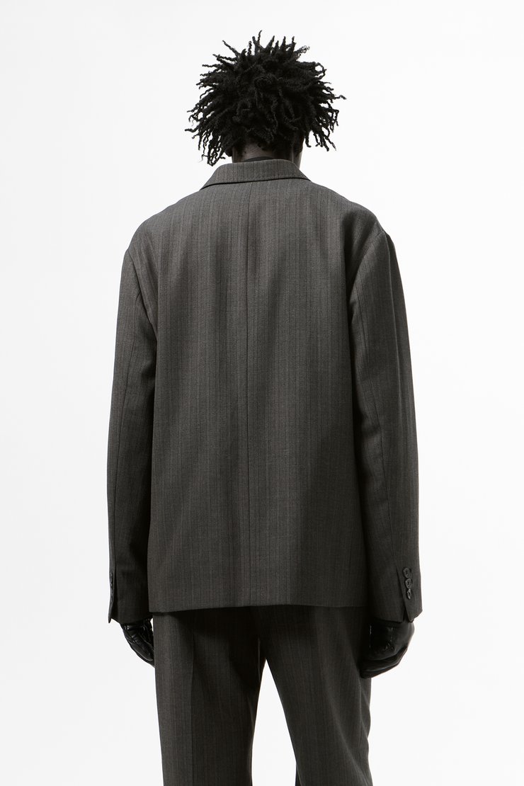 Our Legacy - Unconstructed DB Blazer Black Panama Wool