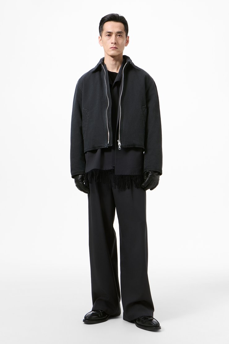 Slight Jacket Enzyme Obsidian Field Sateen