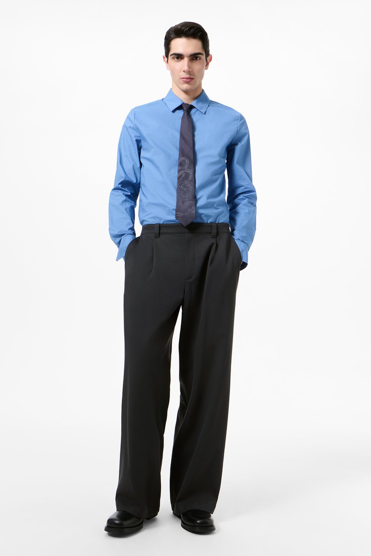 Still Chino Char Kinetic Wool