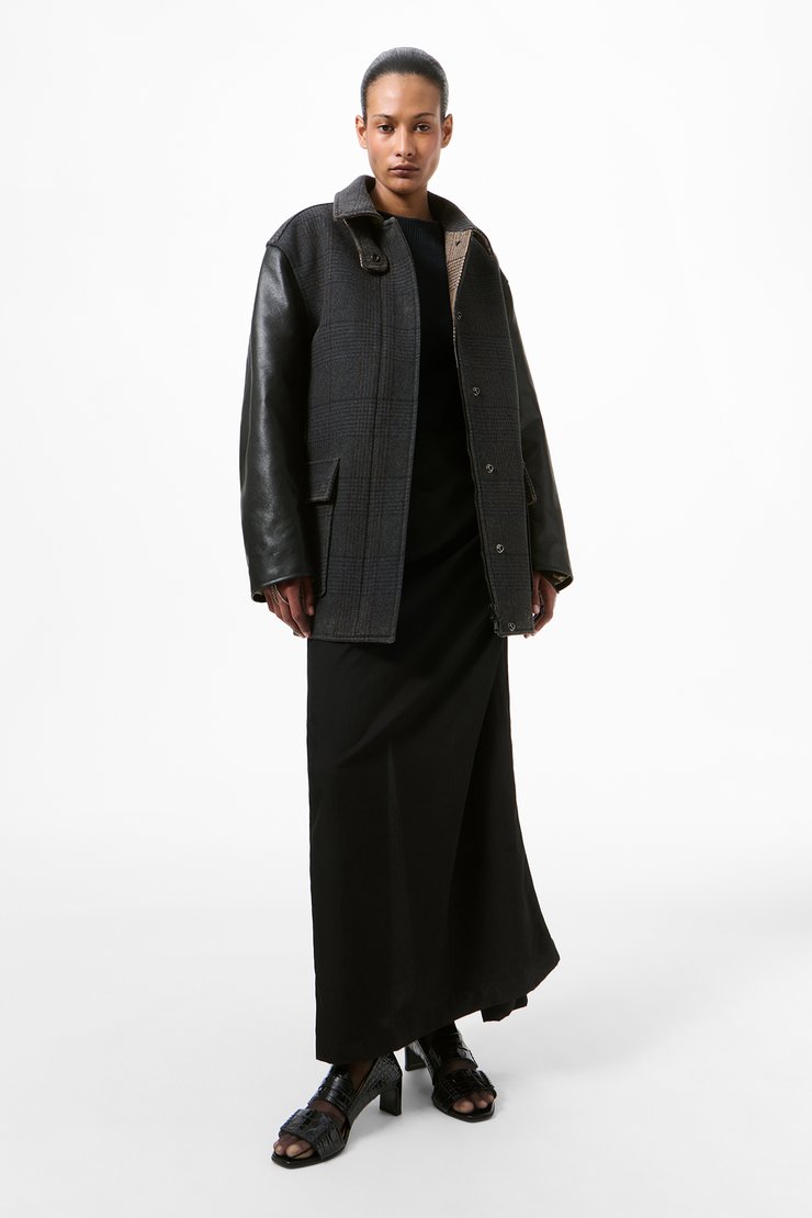 Still Jacket Bishop Check Tempered Wool