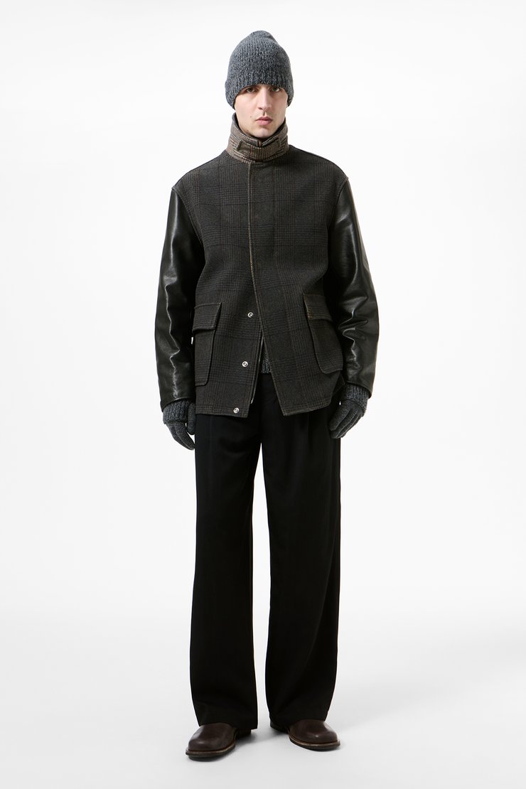 Still Jacket Bishop Check Tempered Wool