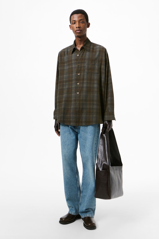 Our Legacy - Borrowed Shirt More Check Print Cotton