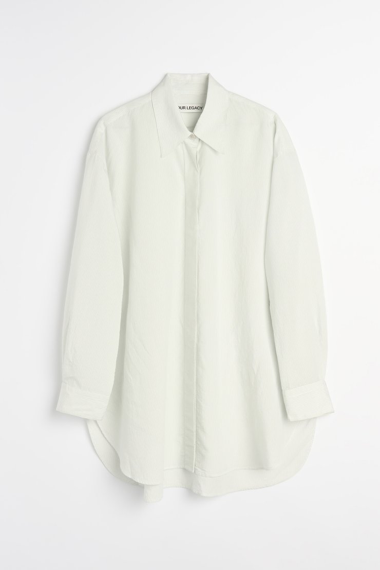 Heirloom Shirt Midnight Line Stripe Modalux