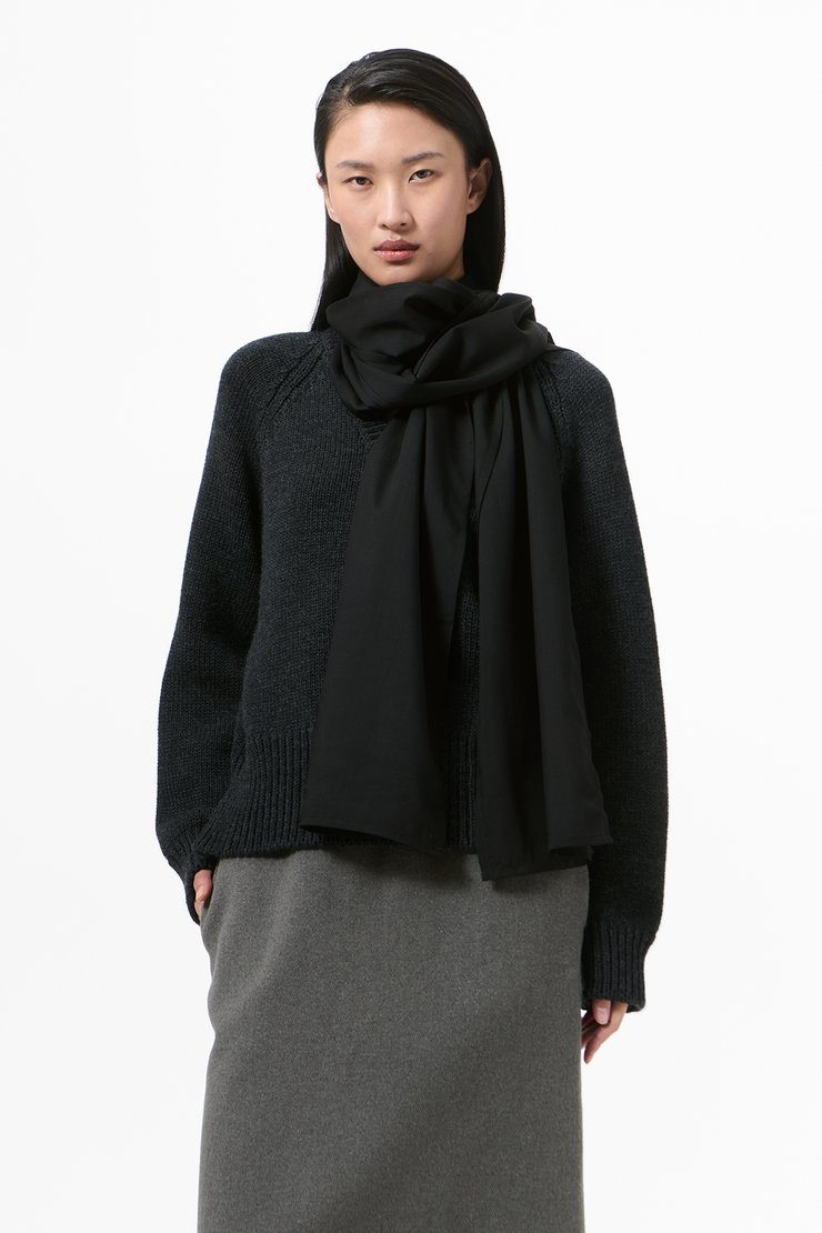 Our Legacy - Estate Scarf Static Stripe Fuzzy Alpaca