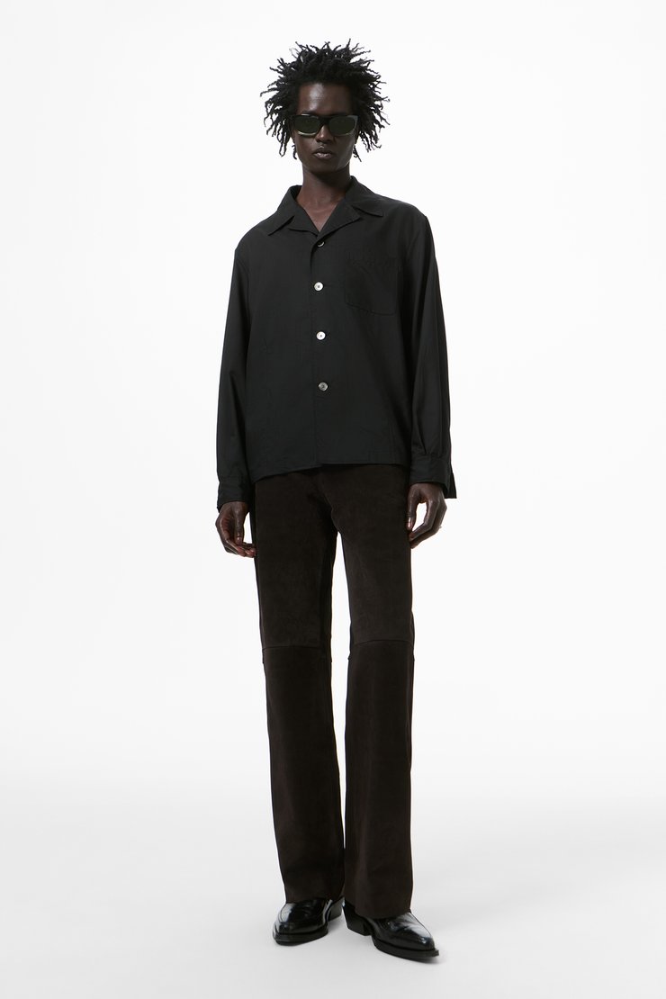Private Shirt Void Black Veil Wool