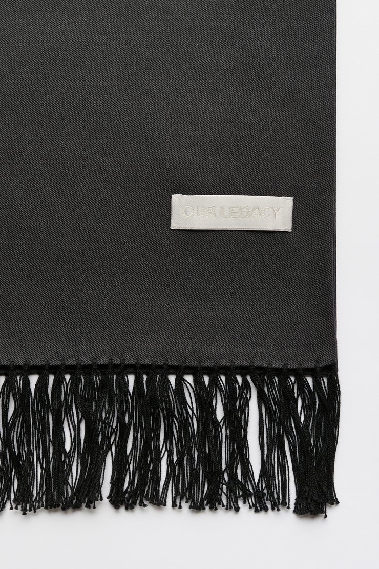 Our Legacy - Estate Scarf Static Stripe Fuzzy Alpaca