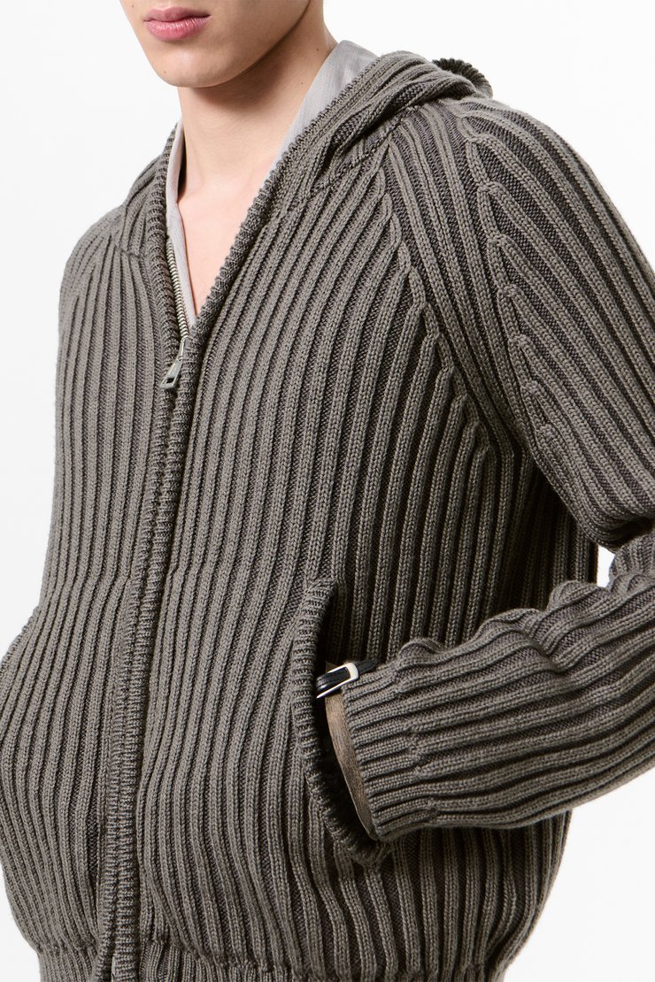 Our Legacy - Cardigan Mole Grey Hairy Wool
