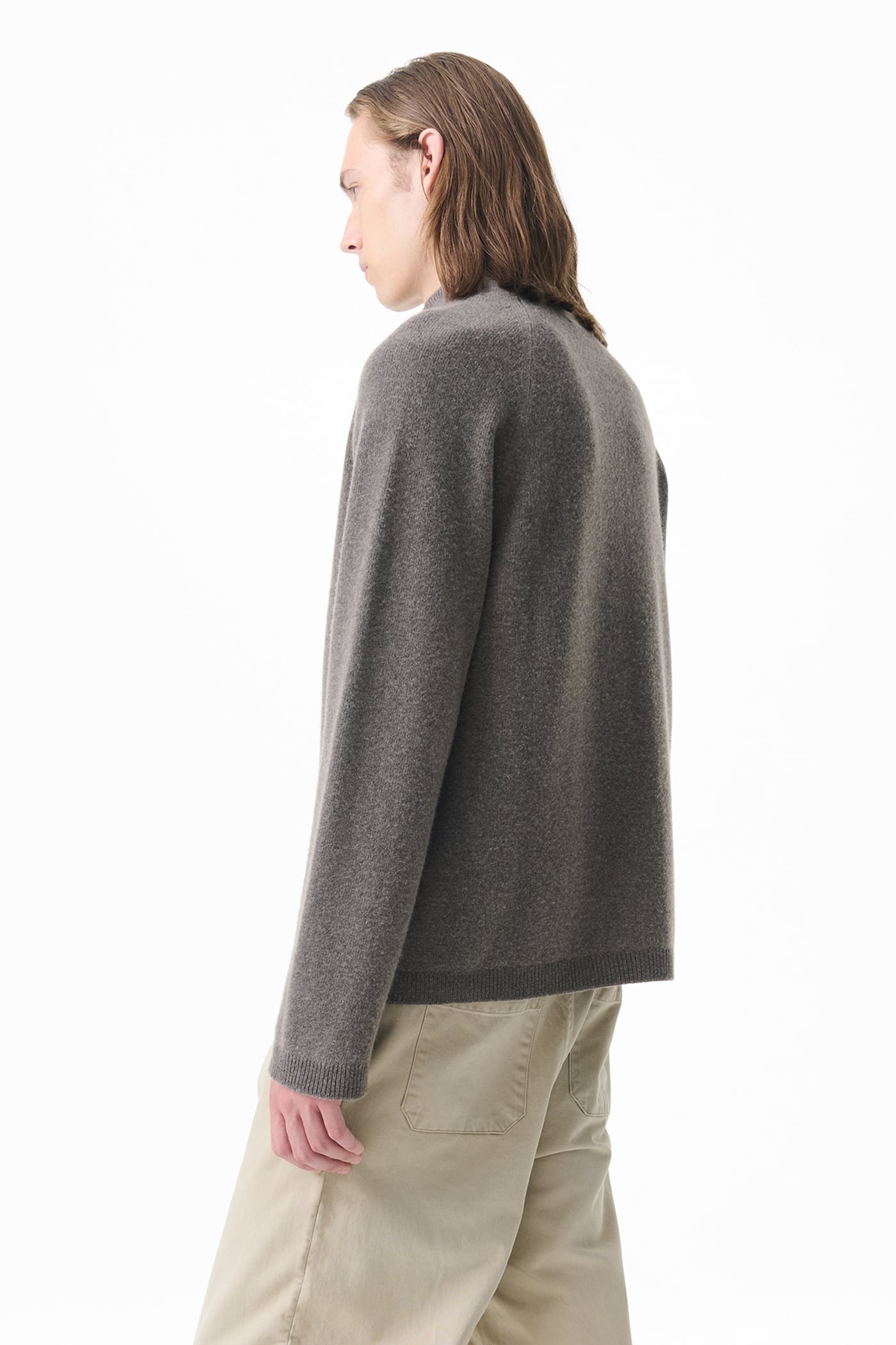 Our Legacy - Line Zip Cardigan Mud Spray Dye Cherub Wool