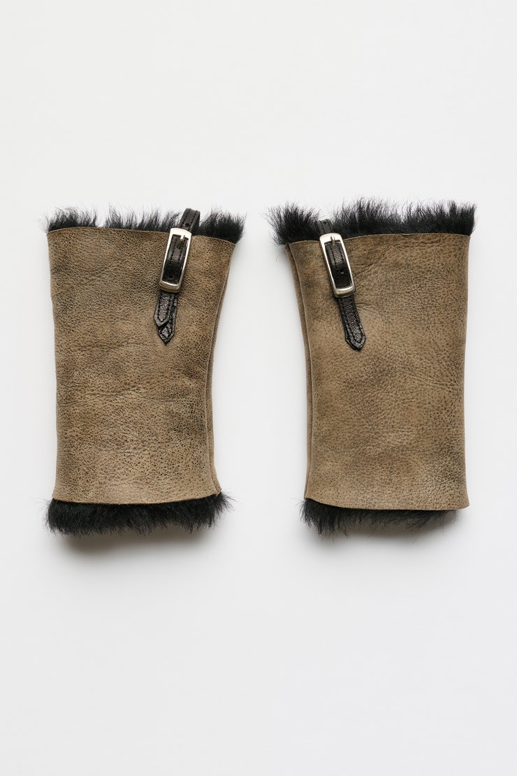 Liner Cuff Smoky Black Dry Shearling