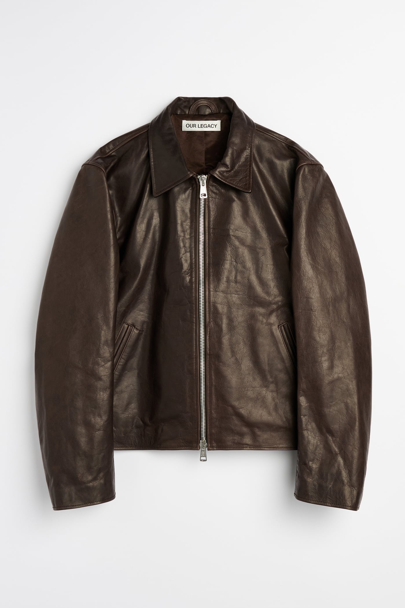 ひ*し様 our legacy mini jacket Our Legacy - Mini Jacket Matted Brown Waxed Bovine