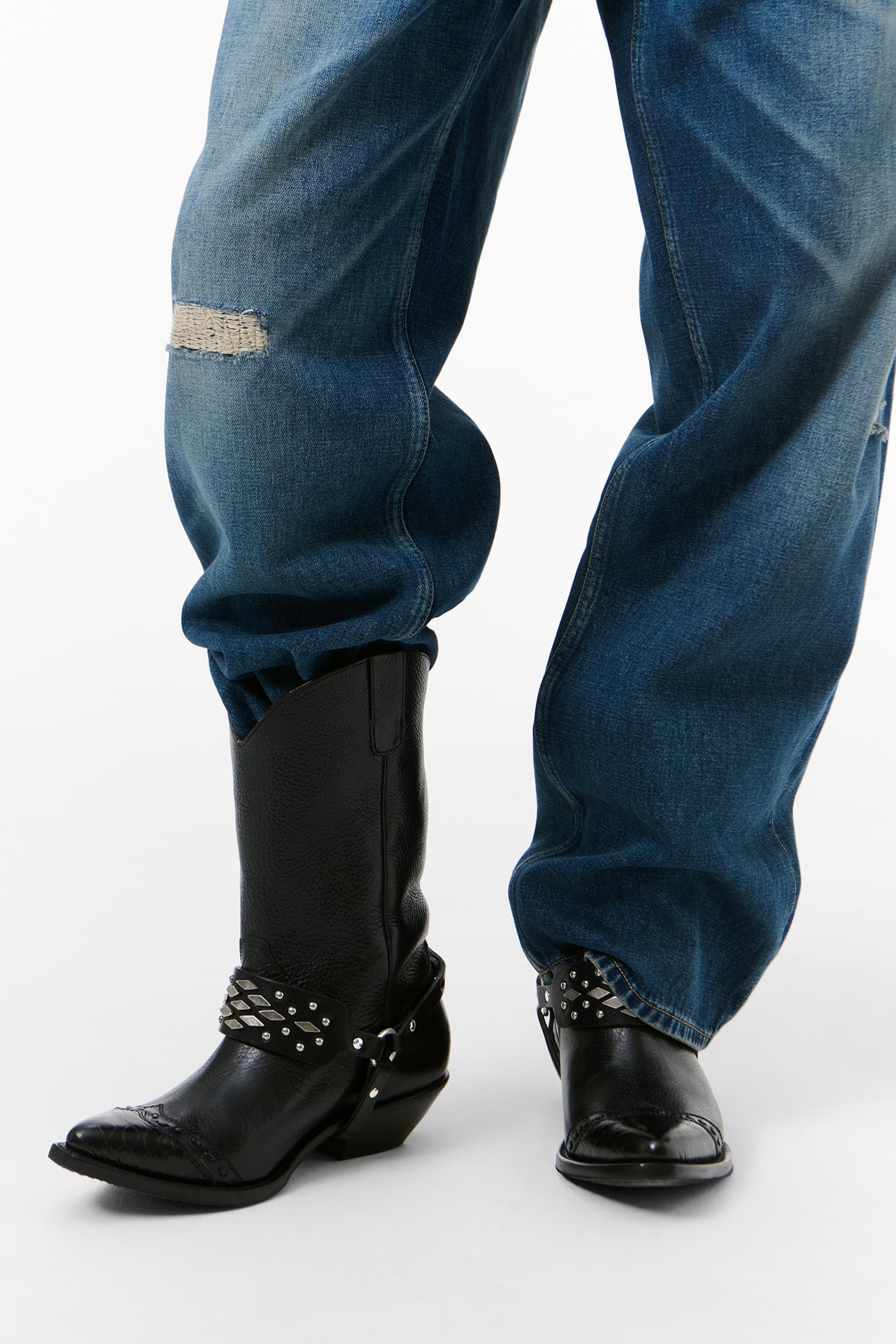 ABSTRACT SNAKE BOOT STRAP