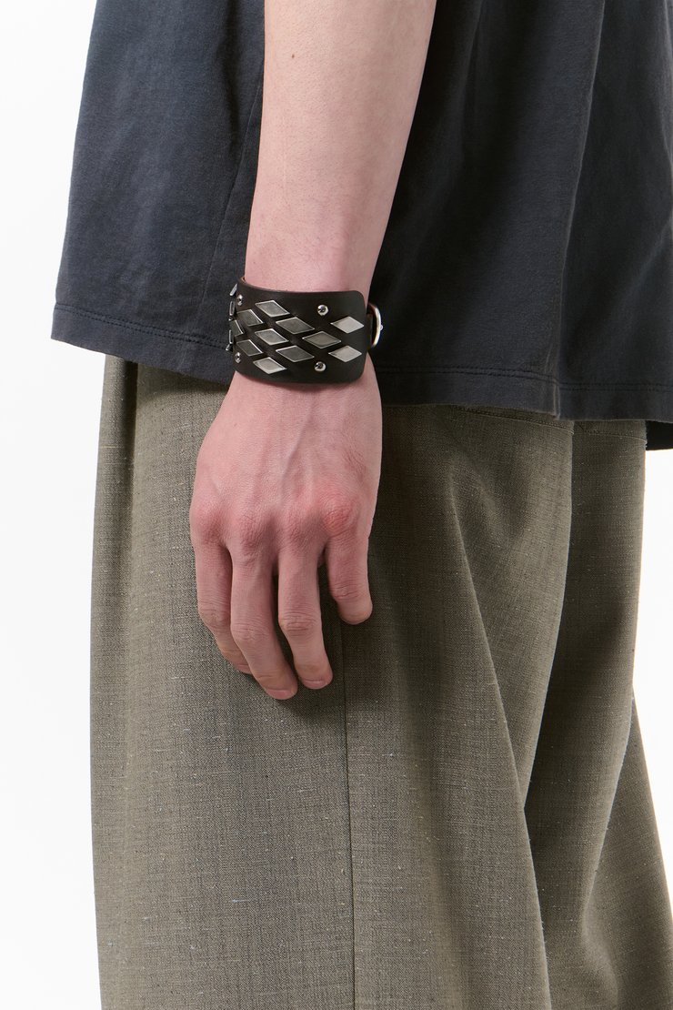 Our Legacy - Wave Bracelet Black Chromexcel Leather