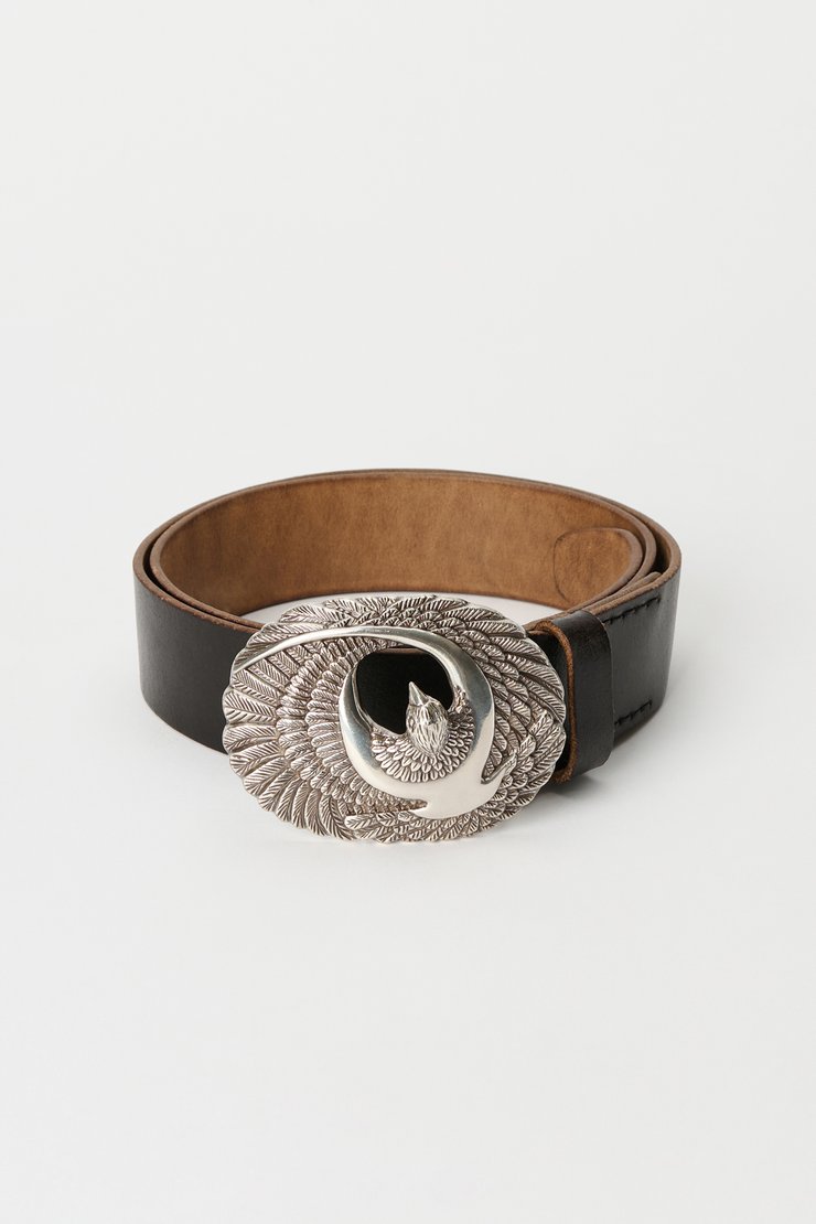 Eagle Belt Black Coffe Waxed Chromexcel