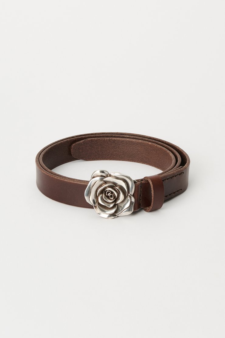 Rose Belt Ebenholz Matte Bullhide