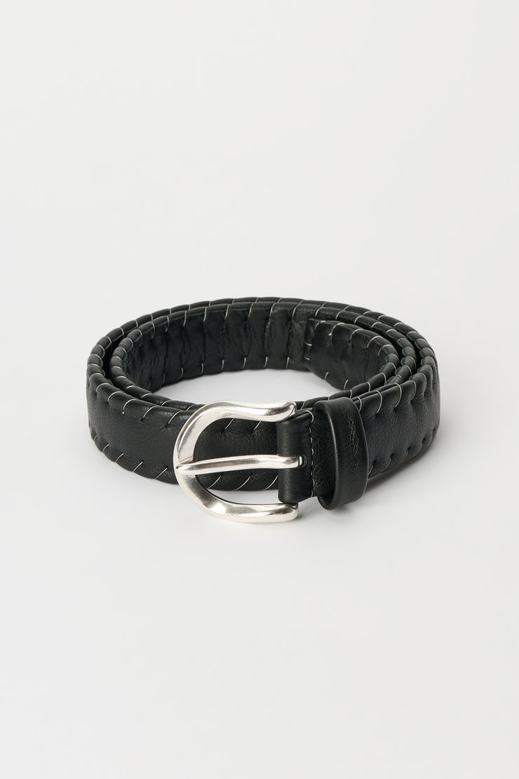 Suture Belt Soft Black Squishy Bullhide