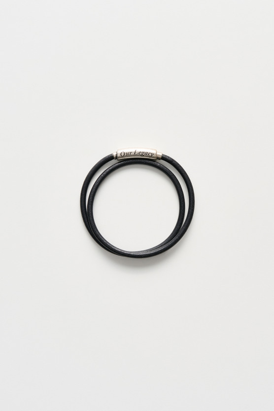 Our Legacy - Udon Necklace Black Leather