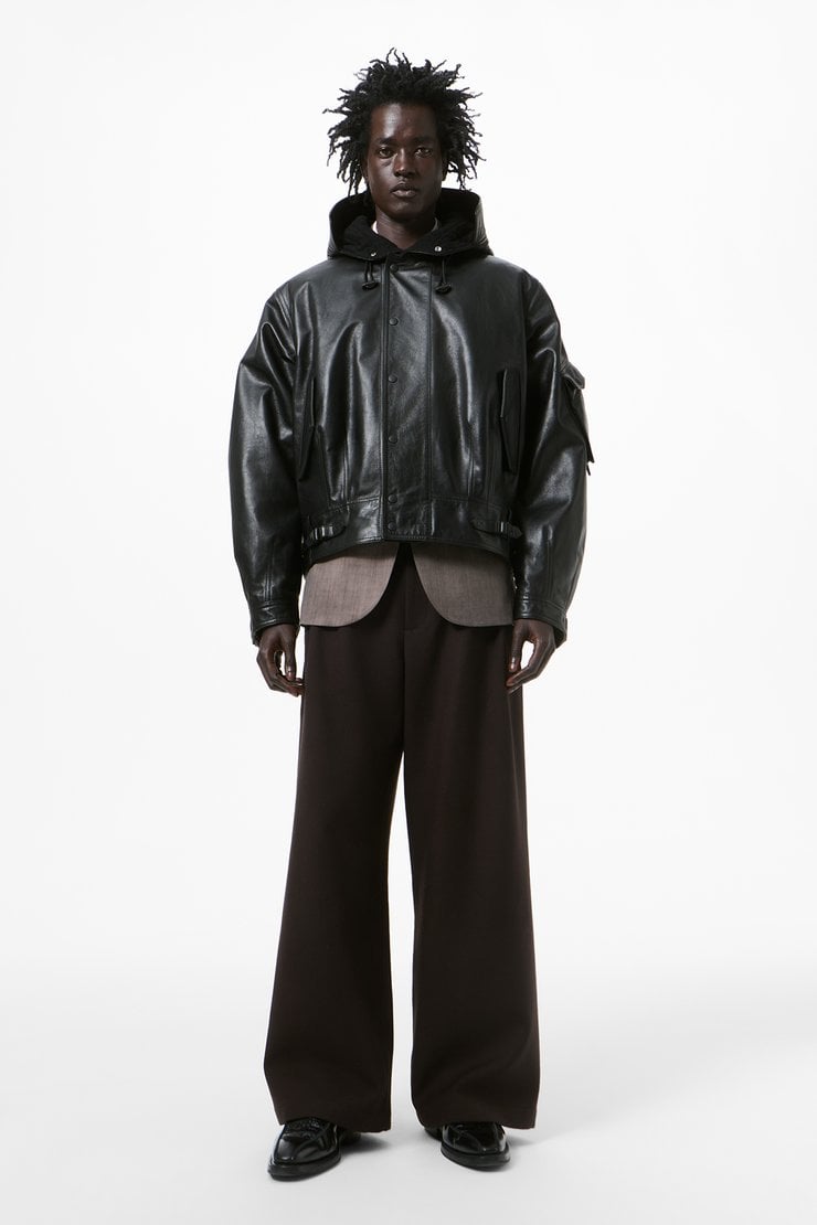 Our Legacy - Mini Jacket - Top Dyed Black Leather