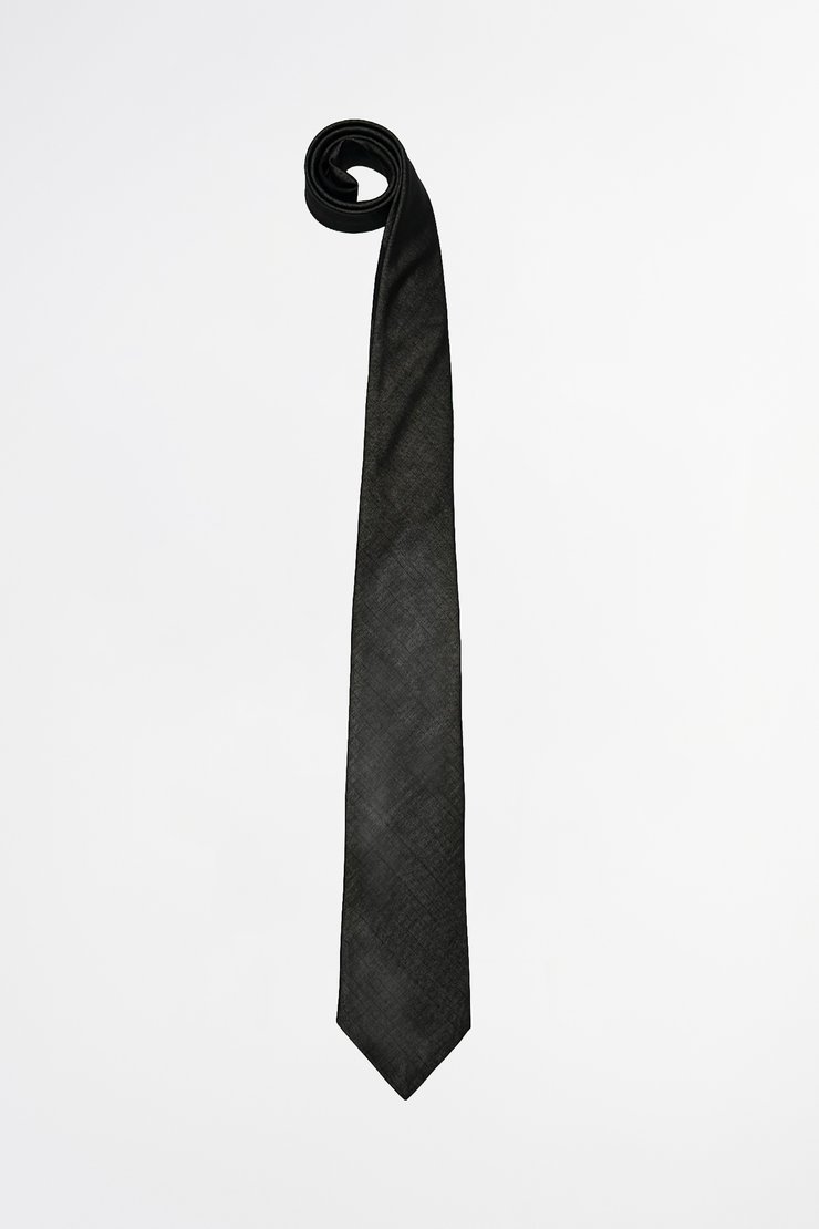 Tie Black Echo Pristine Voile