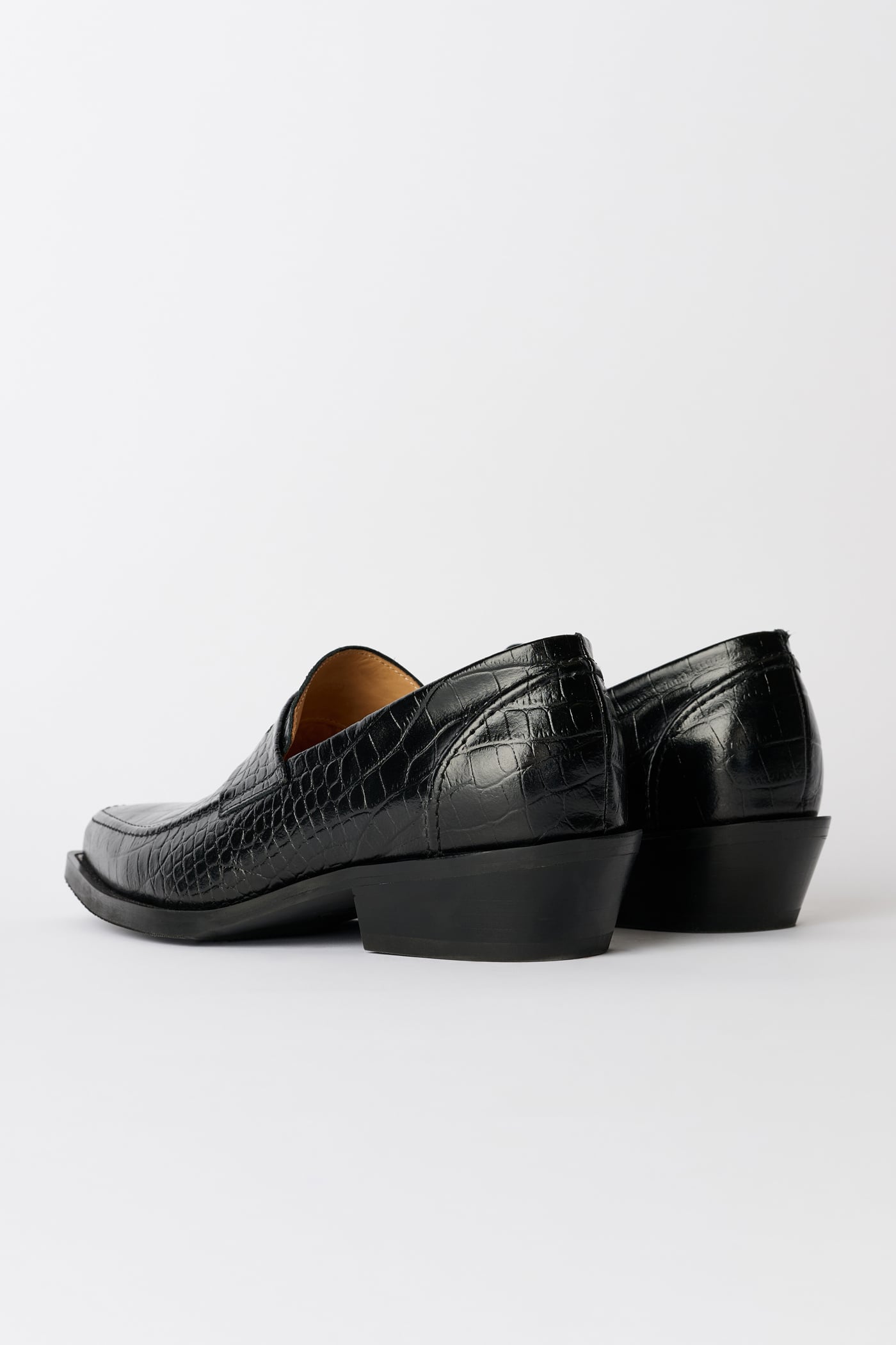 Our Legacy - Cypher Loafer Licorice Croc Bull Hide