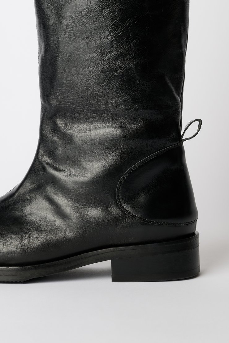 Our Legacy - Haul Camion Boot Licence Black Glassy Bovine