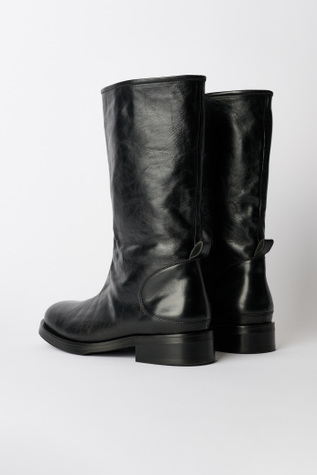 Our Legacy - Haul Camion Boot Licence Black Glassy Bovine