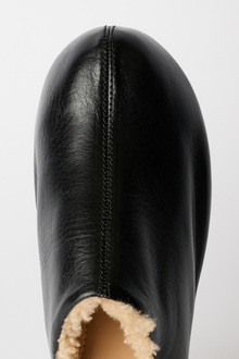 Our Legacy - Naoto Clog Heated Deep Black Leather