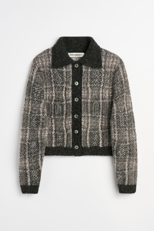 Our Legacy - Mazzy Polo Grand Check Fuzzy Alpaca