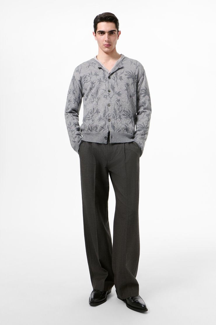 True Cardigan Cloudy Meadow Mohair Intarsia
