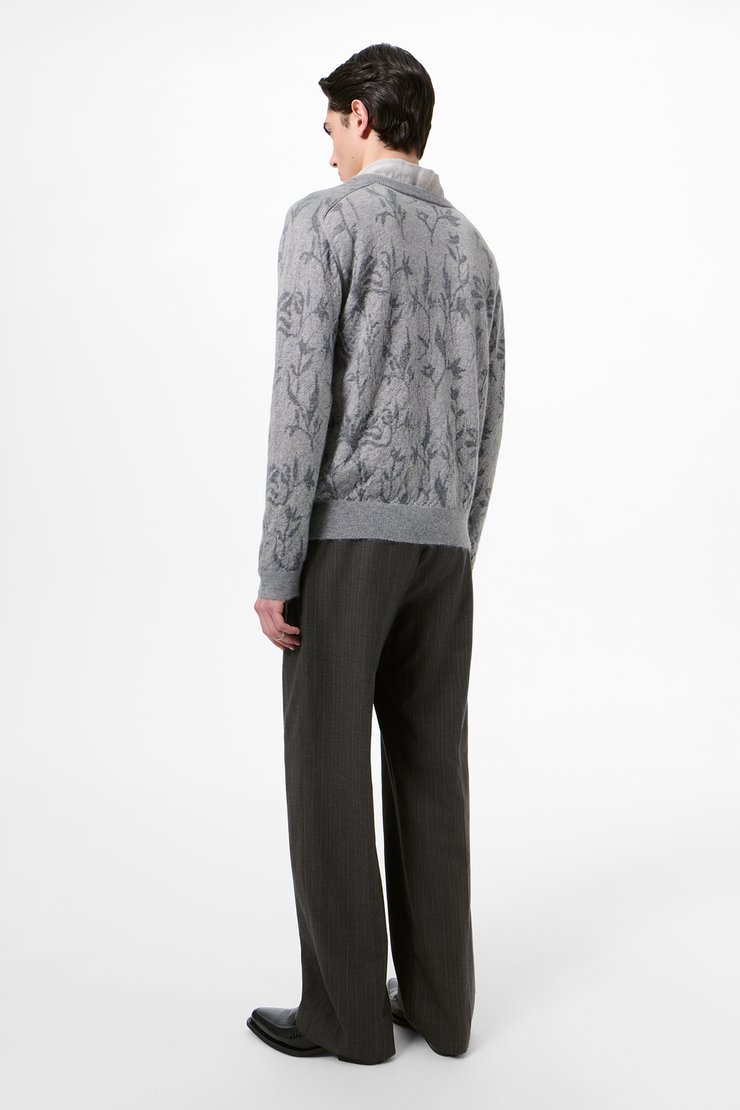 Our Legacy - Cardigan Mole Grey Hairy Wool